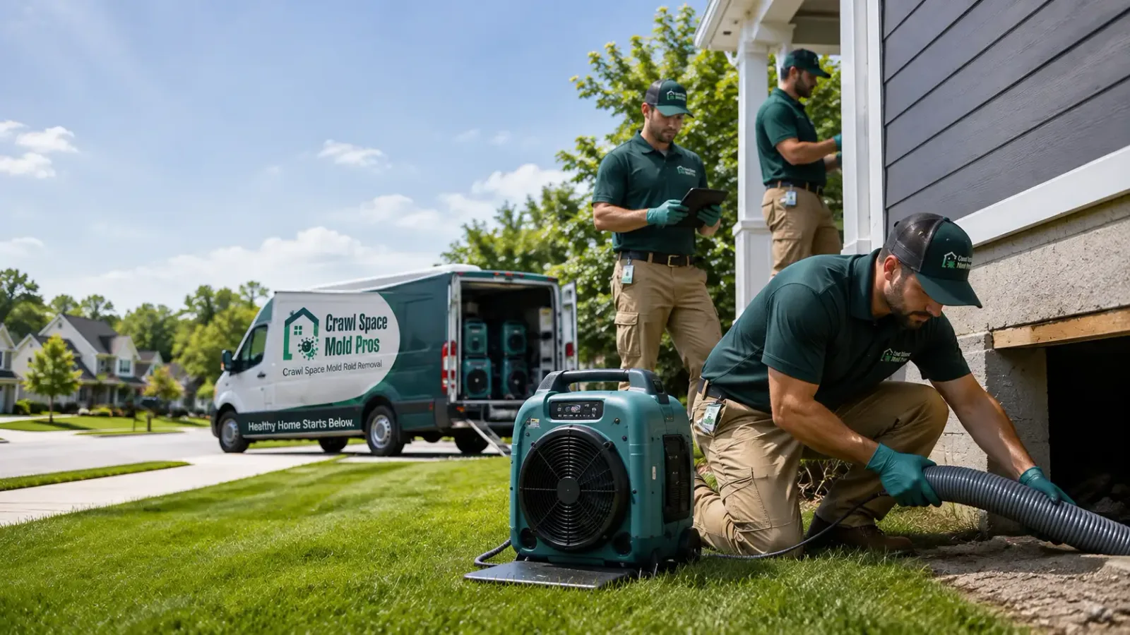 Crawl Space Mold Removal in Mendota, CA